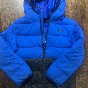 Under Armour Kids Puffer Jacket in Blue and Black